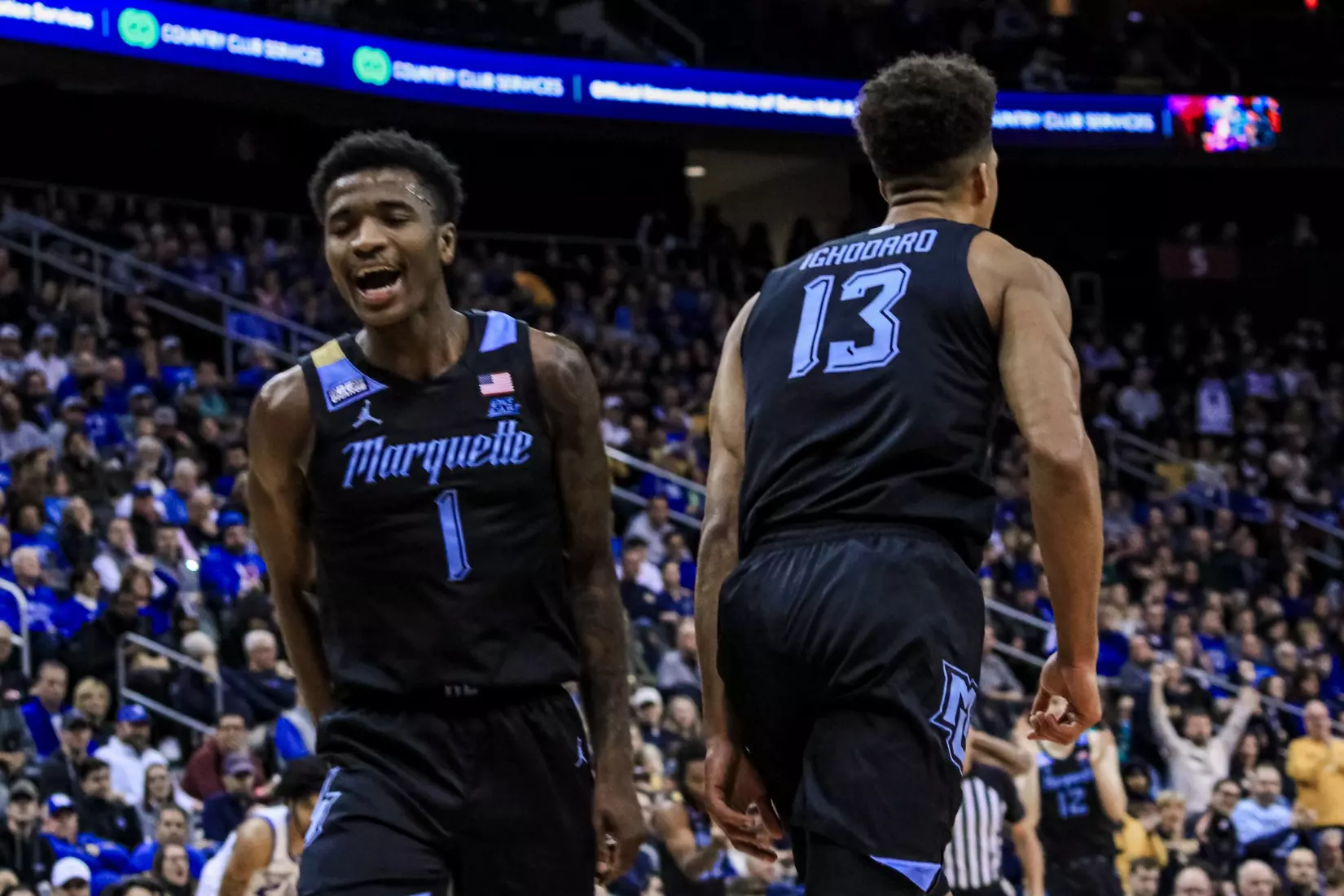 No. 7 Marquette Basketball falls to Seton Hall 78-75 at Prudential Center on Saturday January 6, 2023 in Newwark, NJ.