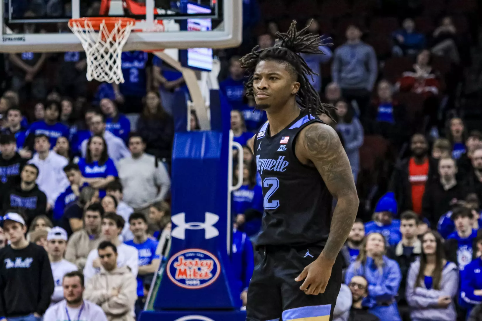 No. 7 Marquette Basketball falls to Seton Hall 78-75 at Prudential Center on Saturday January 6, 2023 in Newwark, NJ.