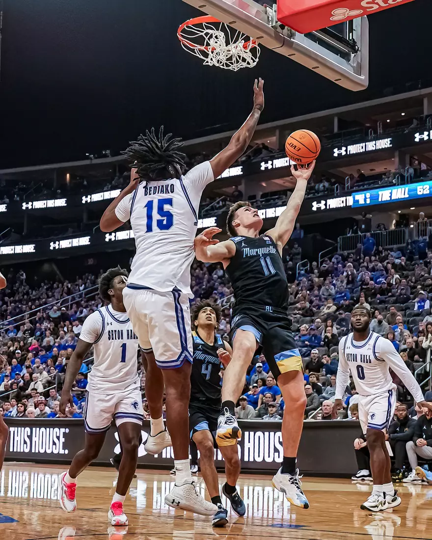 No. 7 Marquette Basketball falls to Seton Hall 78-75 at Prudential Center on Saturday January 6, 2023 in Newwark, NJ.