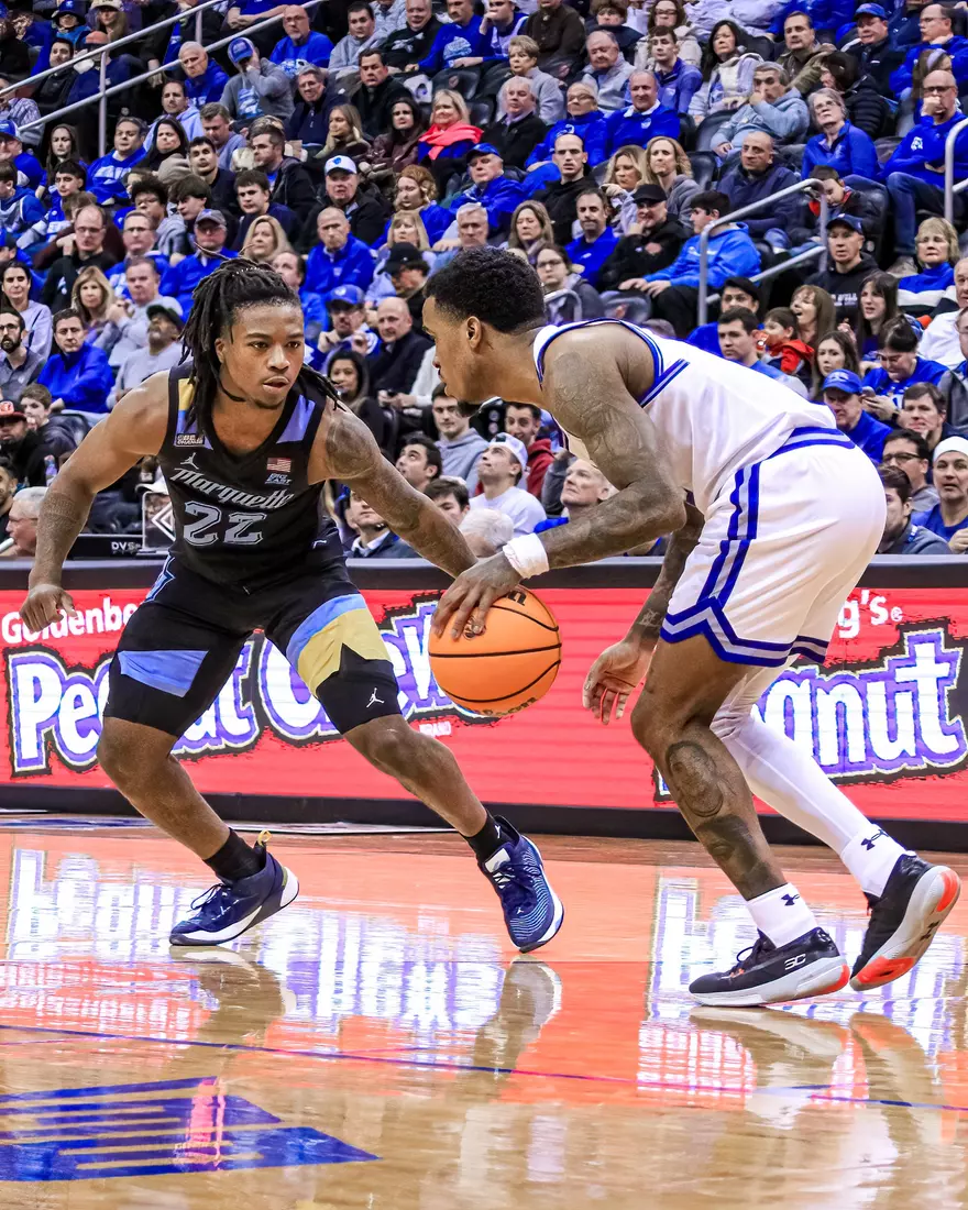 No. 7 Marquette Basketball falls to Seton Hall 78-75 at Prudential Center on Saturday January 6, 2023 in Newwark, NJ.