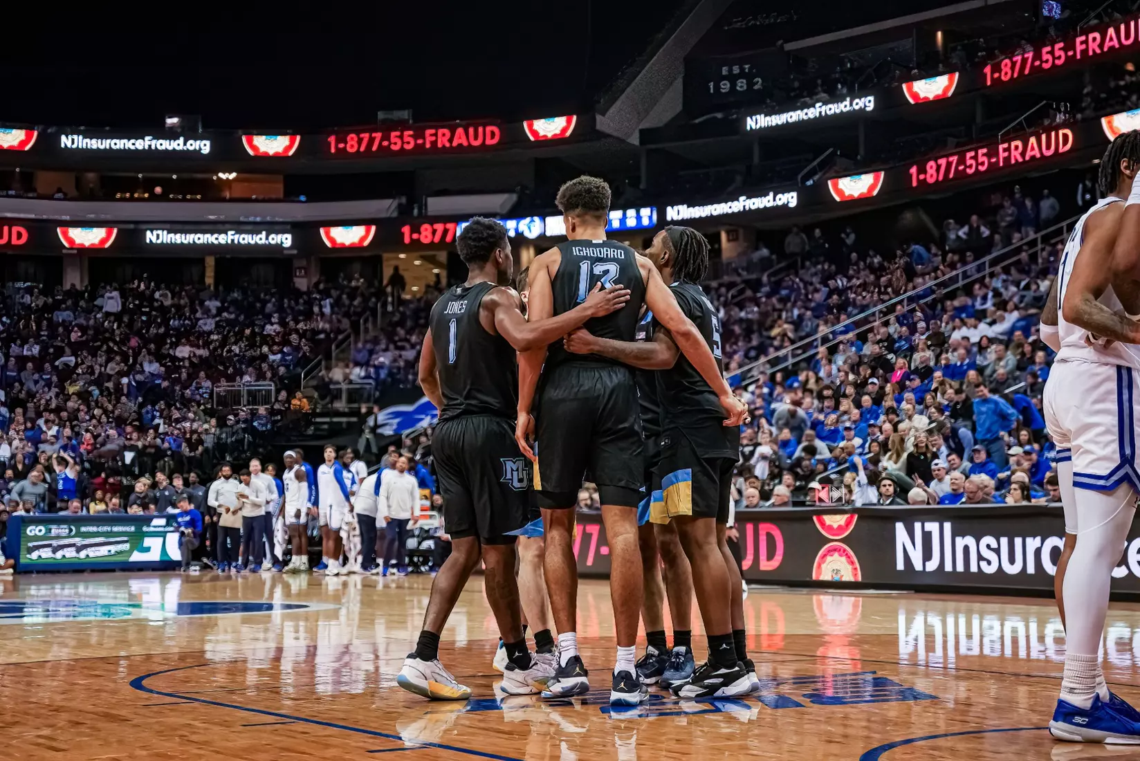 No. 7 Marquette Basketball falls to Seton Hall 78-75 at Prudential Center on Saturday January 6, 2023 in Newwark, NJ.
