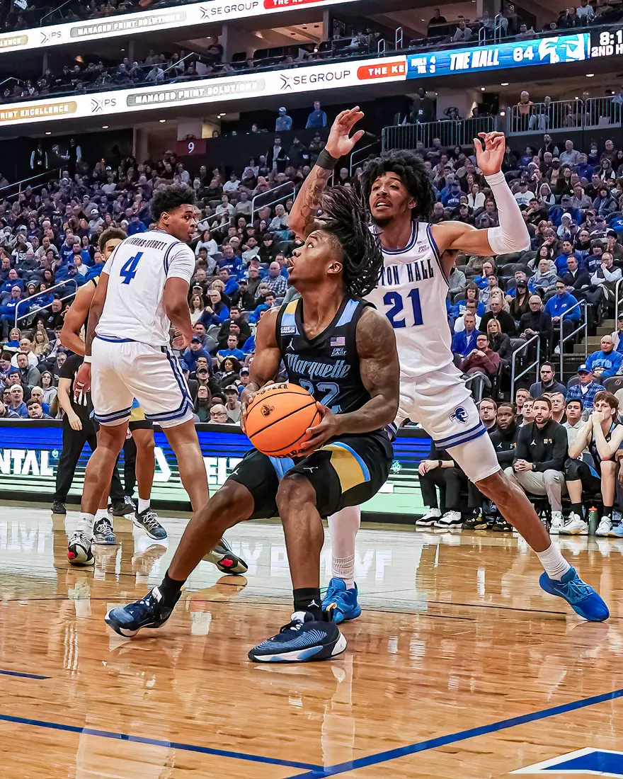 No. 7 Marquette Basketball falls to Seton Hall 78-75 at Prudential Center on Saturday January 6, 2023 in Newwark, NJ.