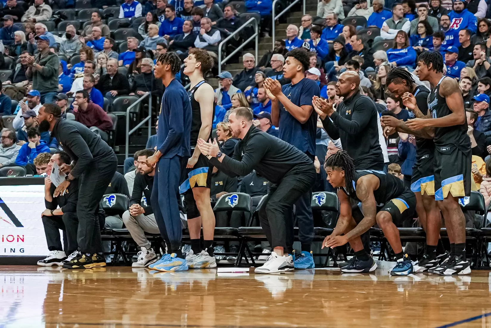 No. 7 Marquette Basketball falls to Seton Hall 78-75 at Prudential Center on Saturday January 6, 2023 in Newwark, NJ.