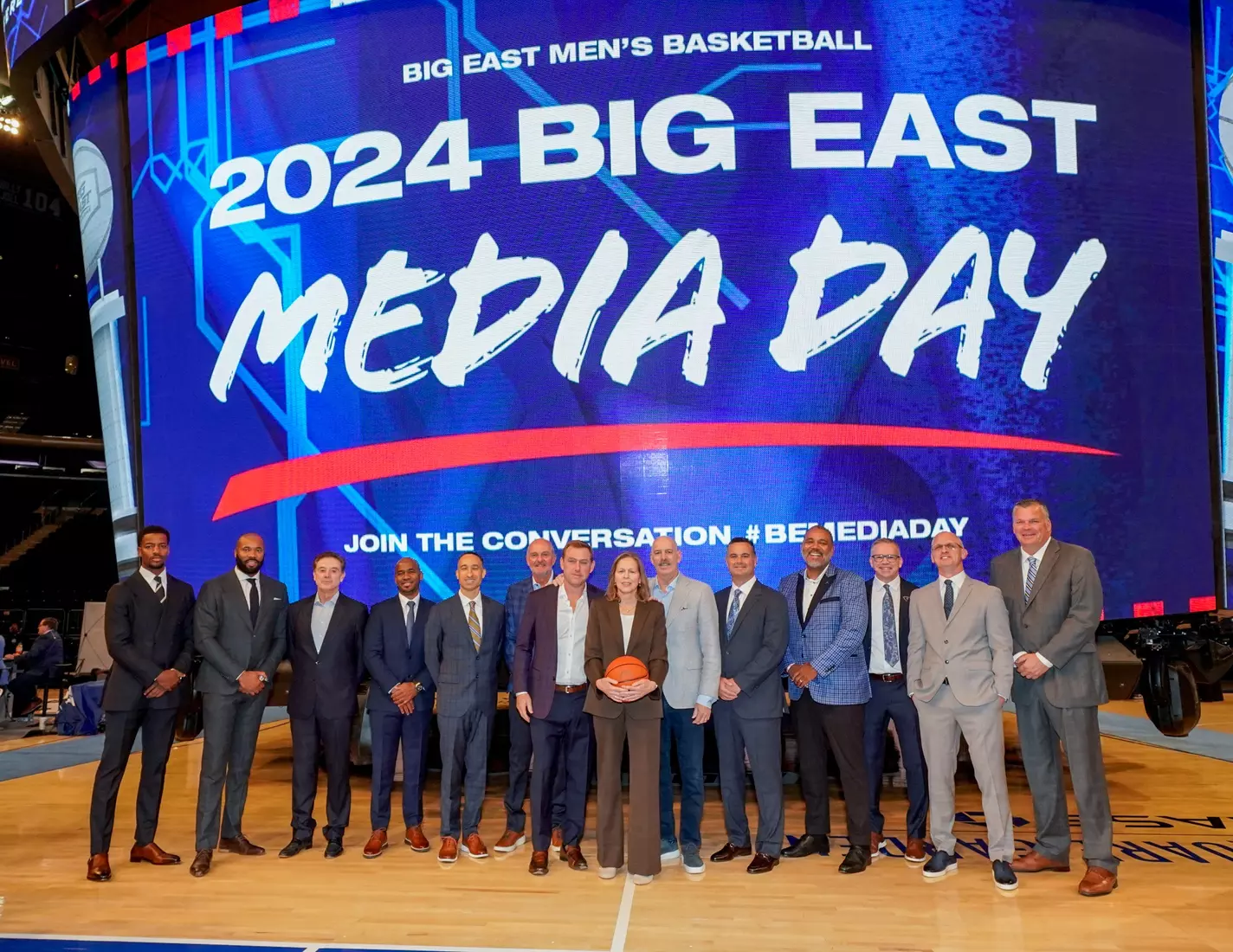 NEW YORK, NY - OCTOBER 23: during Big East Conference Basketball media day at Madison Square Garden on October 23, 2024 in New York City. (Photo by Porter Binks)