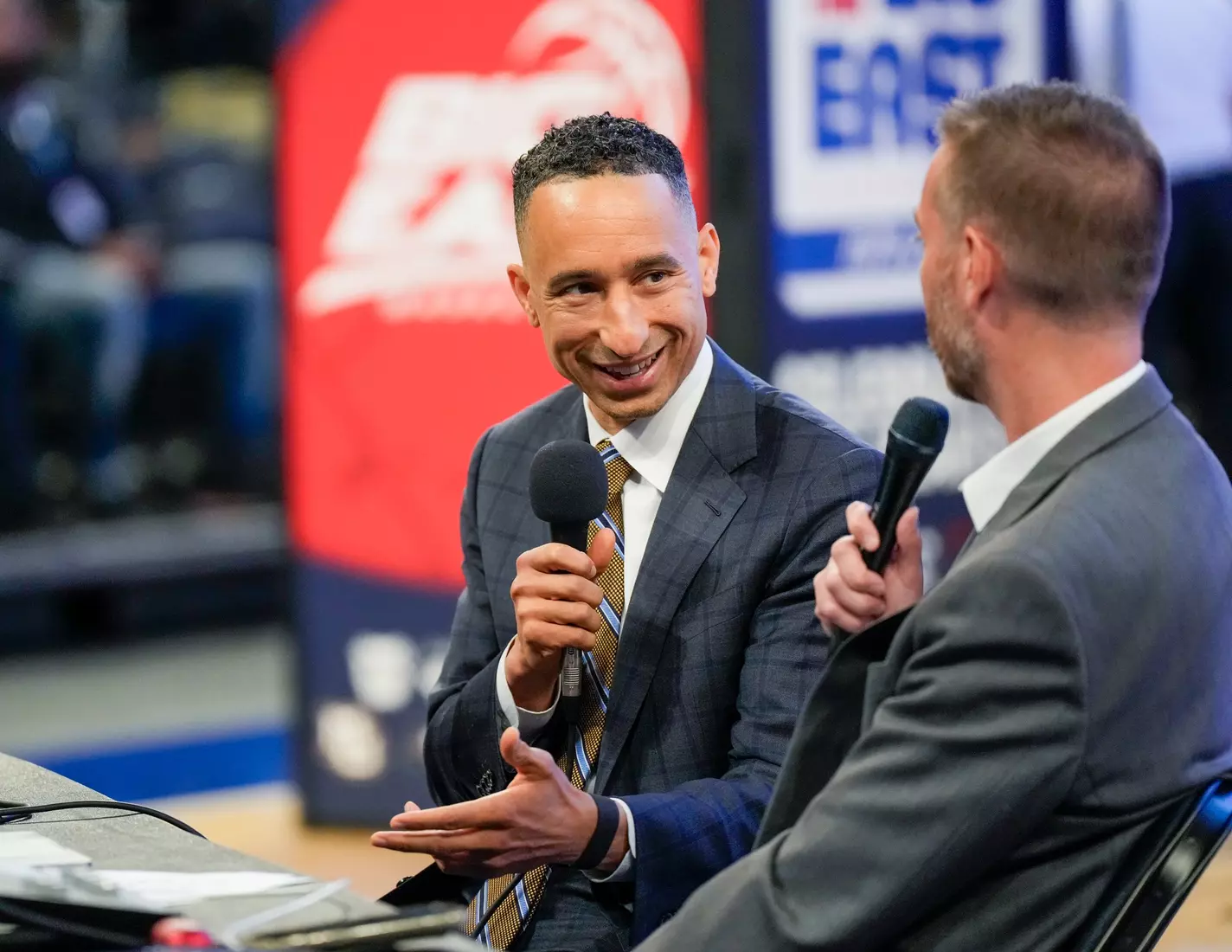 NEW YORK, NY - OCTOBER 23: during Big East Conference Basketball media day at Madison Square Garden on October 23, 2024 in New York City. (Photo by Porter Binks)