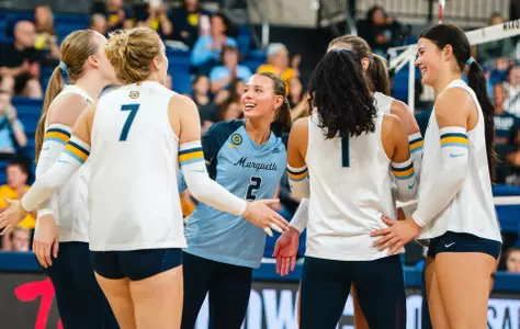 Marquette Women's Volleyball match against Butler University on Sunday, October 6, 2024 at the AL McGuire Center in Milwaukee, WI