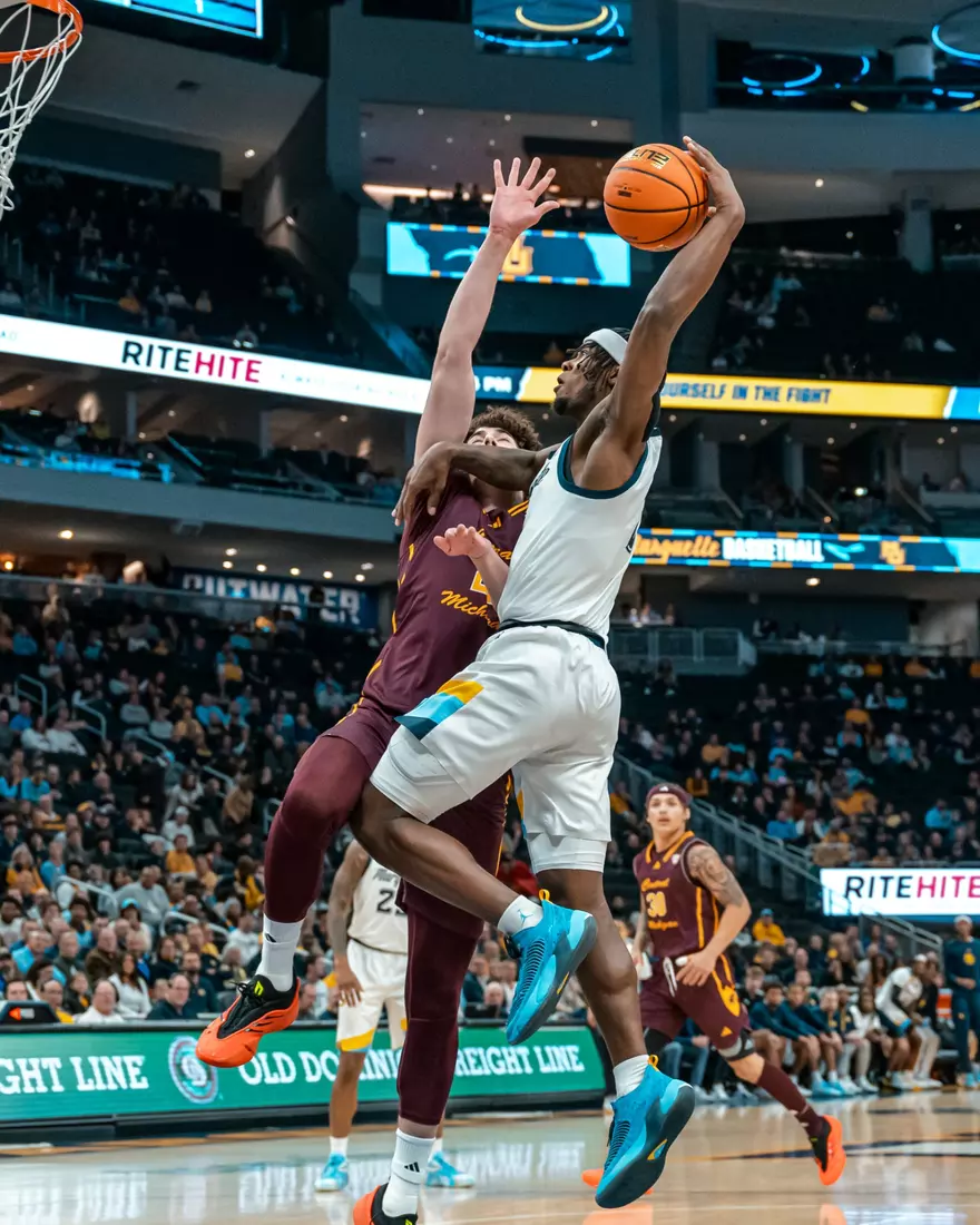 Marquette Men's Basketball defeats Central Michigan University 70-62 on November 11th, 2024 at Fiserv Forum in Milwaukee, WI