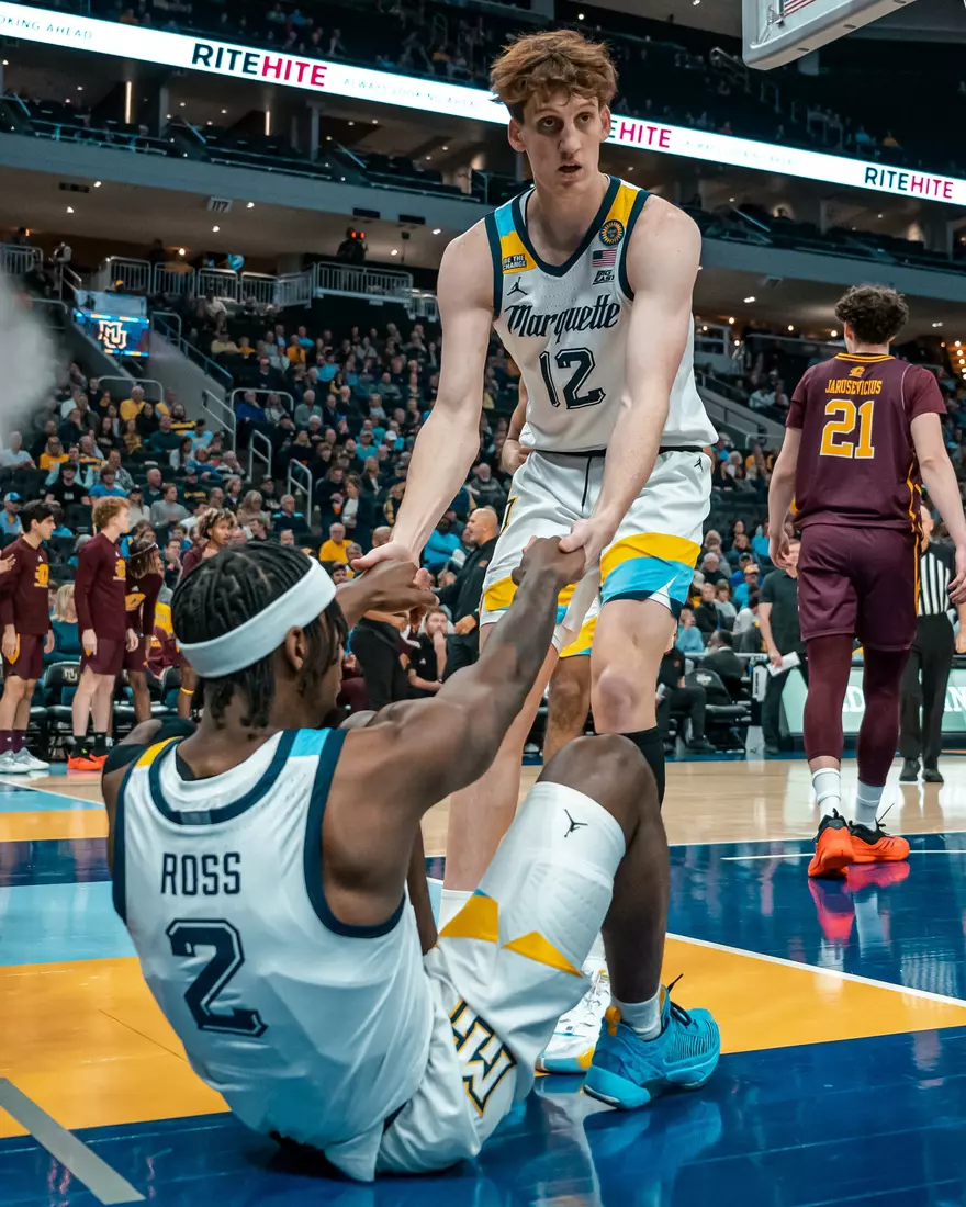 Marquette Men's Basketball defeats Central Michigan University 70-62 on November 11th, 2024 at Fiserv Forum in Milwaukee, WI