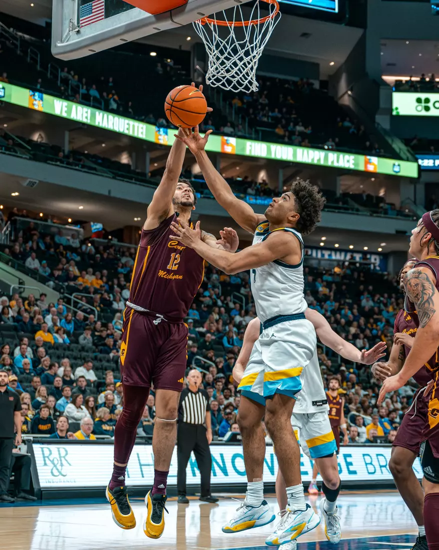 Marquette Men's Basketball defeats Central Michigan University 70-62 on November 11th, 2024 at Fiserv Forum in Milwaukee, WI