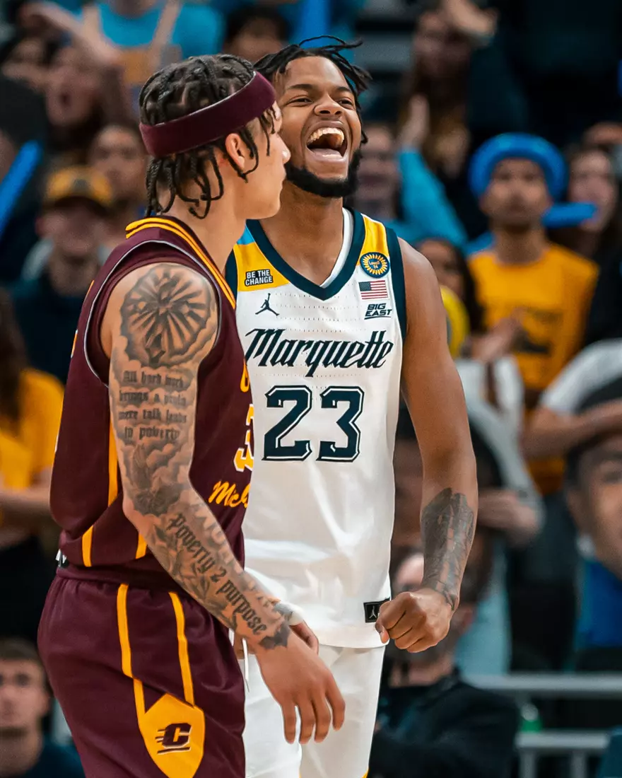 Marquette Men's Basketball defeats Central Michigan University 70-62 on November 11th, 2024 at Fiserv Forum in Milwaukee, WI