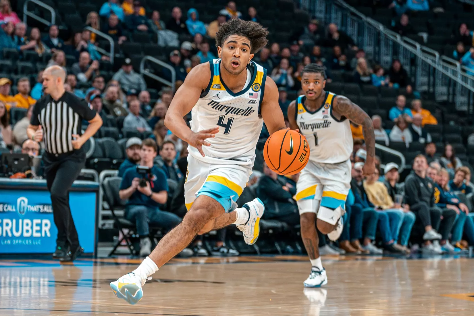 Marquette Men's Basketball defeats Central Michigan University 70-62 on November 11th, 2024 at Fiserv Forum in Milwaukee, WI