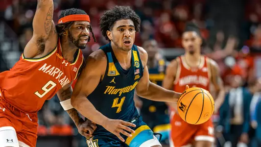 #15 Marquette Men's Basketball defeats Maryland 78-74 on November 51th, 2024 at the Xfinity Center in College Park, Maryland