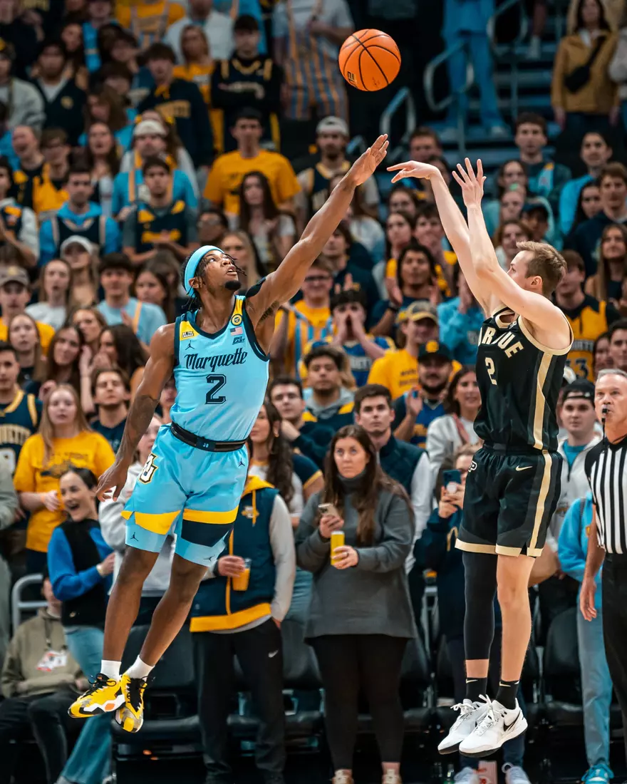 #15 Marquette Men's Basketball defeats #6 Purdue 76-58 on November 19th, 2024 at Fiserv Forum In Milwaukee, WI