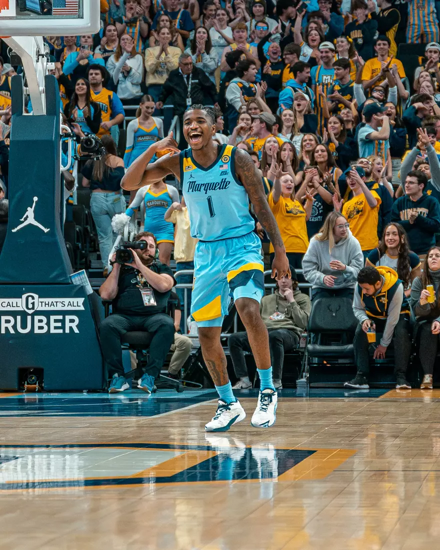#15 Marquette Men's Basketball defeats #6 Purdue 76-58 on November 19th, 2024 at Fiserv Forum In Milwaukee, WI