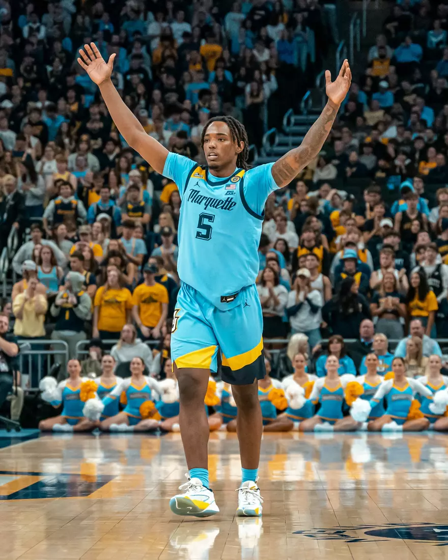 #15 Marquette Men's Basketball defeats #6 Purdue 76-58 on November 19th, 2024 at Fiserv Forum In Milwaukee, WI