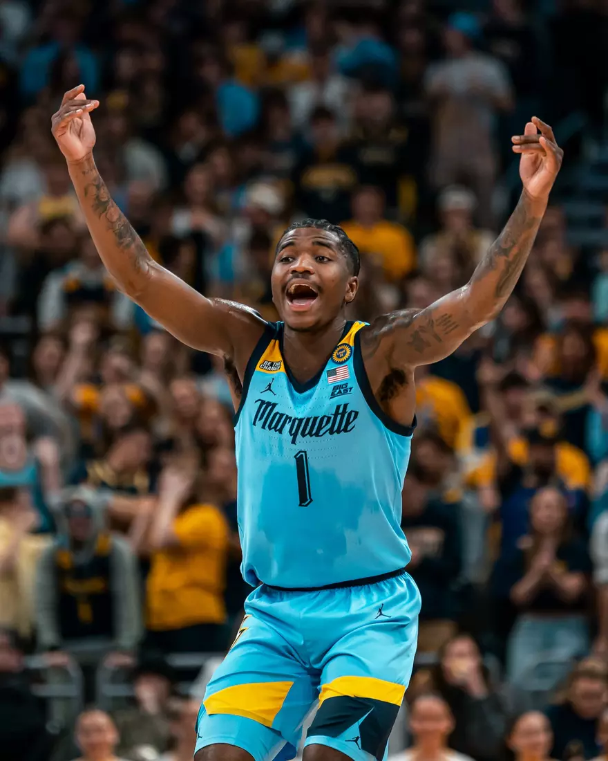 #15 Marquette Men's Basketball defeats #6 Purdue 76-58 on November 19th, 2024 at Fiserv Forum In Milwaukee, WI