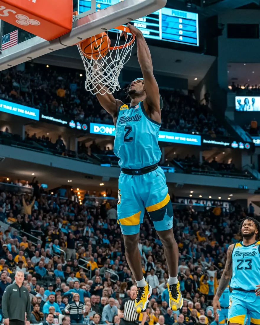 #15 Marquette Men's Basketball defeats #6 Purdue 76-58 on November 19th, 2024 at Fiserv Forum In Milwaukee, WI