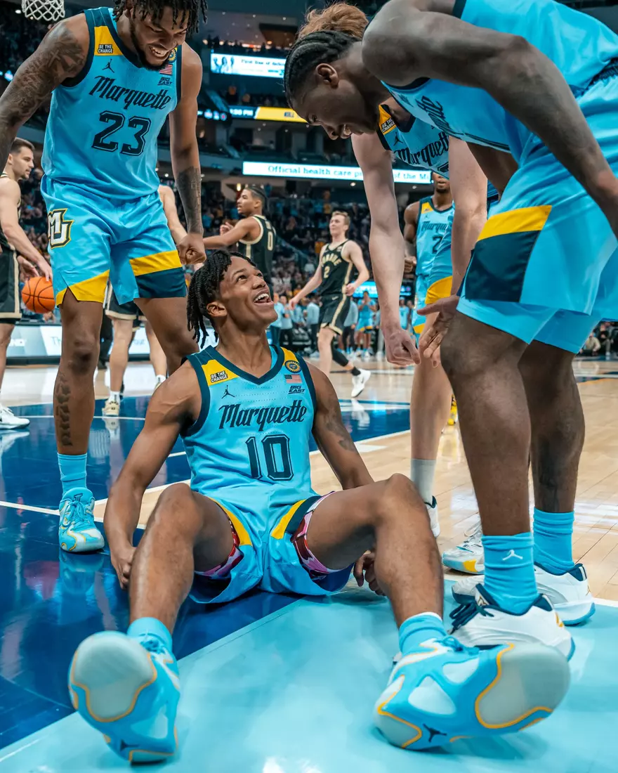 #15 Marquette Men's Basketball defeats #6 Purdue 76-58 on November 19th, 2024 at Fiserv Forum In Milwaukee, WI