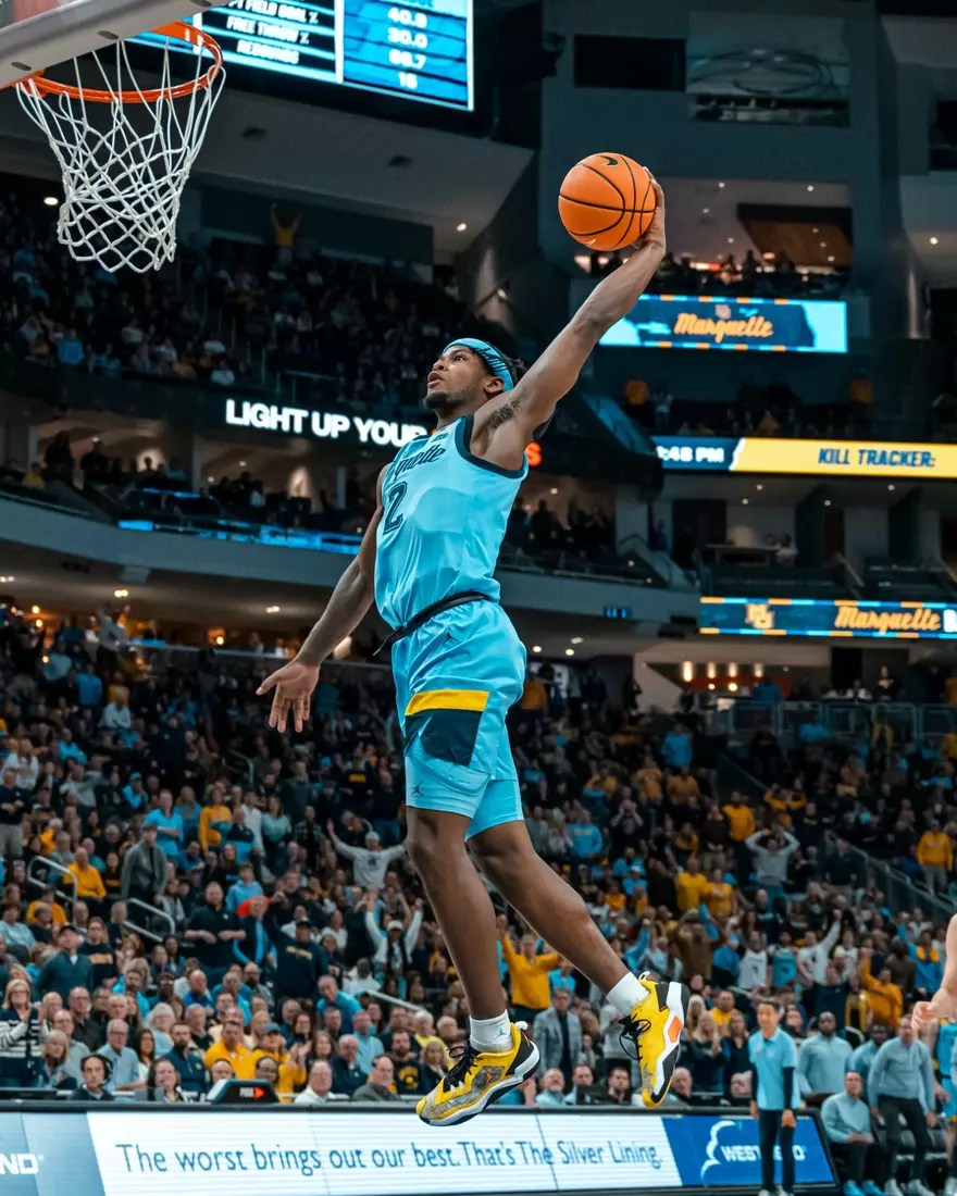 #15 Marquette Men's Basketball defeats #6 Purdue 76-58 on November 19th, 2024 at Fiserv Forum In Milwaukee, WI