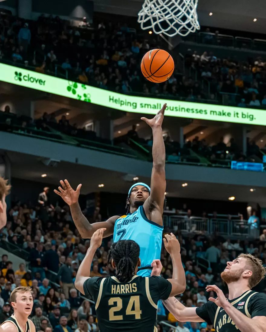 #15 Marquette Men's Basketball defeats #6 Purdue 76-58 on November 19th, 2024 at Fiserv Forum In Milwaukee, WI