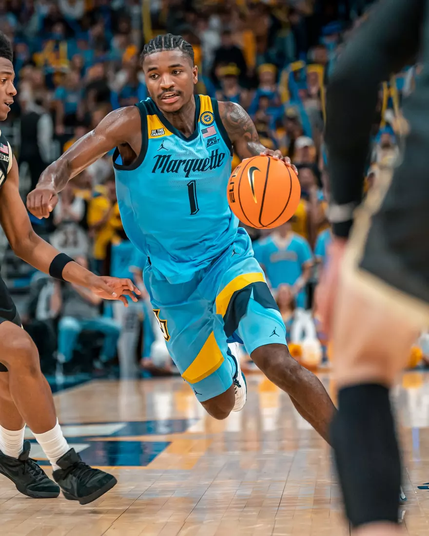 #15 Marquette Men's Basketball defeats #6 Purdue 76-58 on November 19th, 2024 at Fiserv Forum In Milwaukee, WI