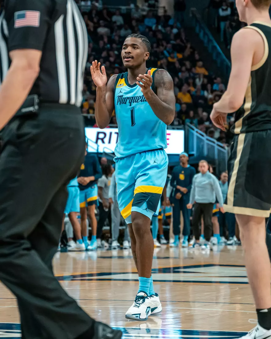 #15 Marquette Men's Basketball defeats #6 Purdue 76-58 on November 19th, 2024 at Fiserv Forum In Milwaukee, WI