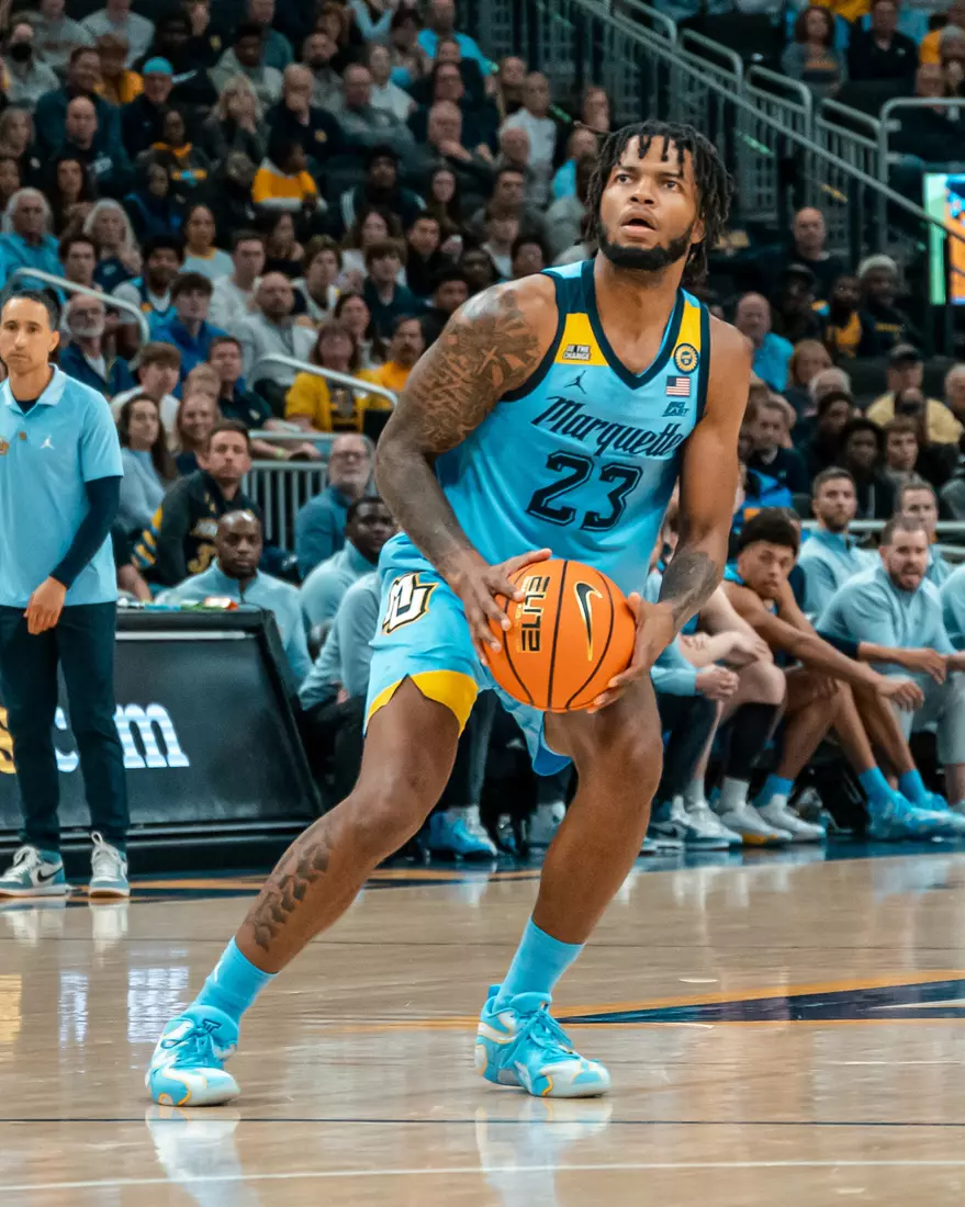 #15 Marquette Men's Basketball defeats #6 Purdue 76-58 on November 19th, 2024 at Fiserv Forum In Milwaukee, WI