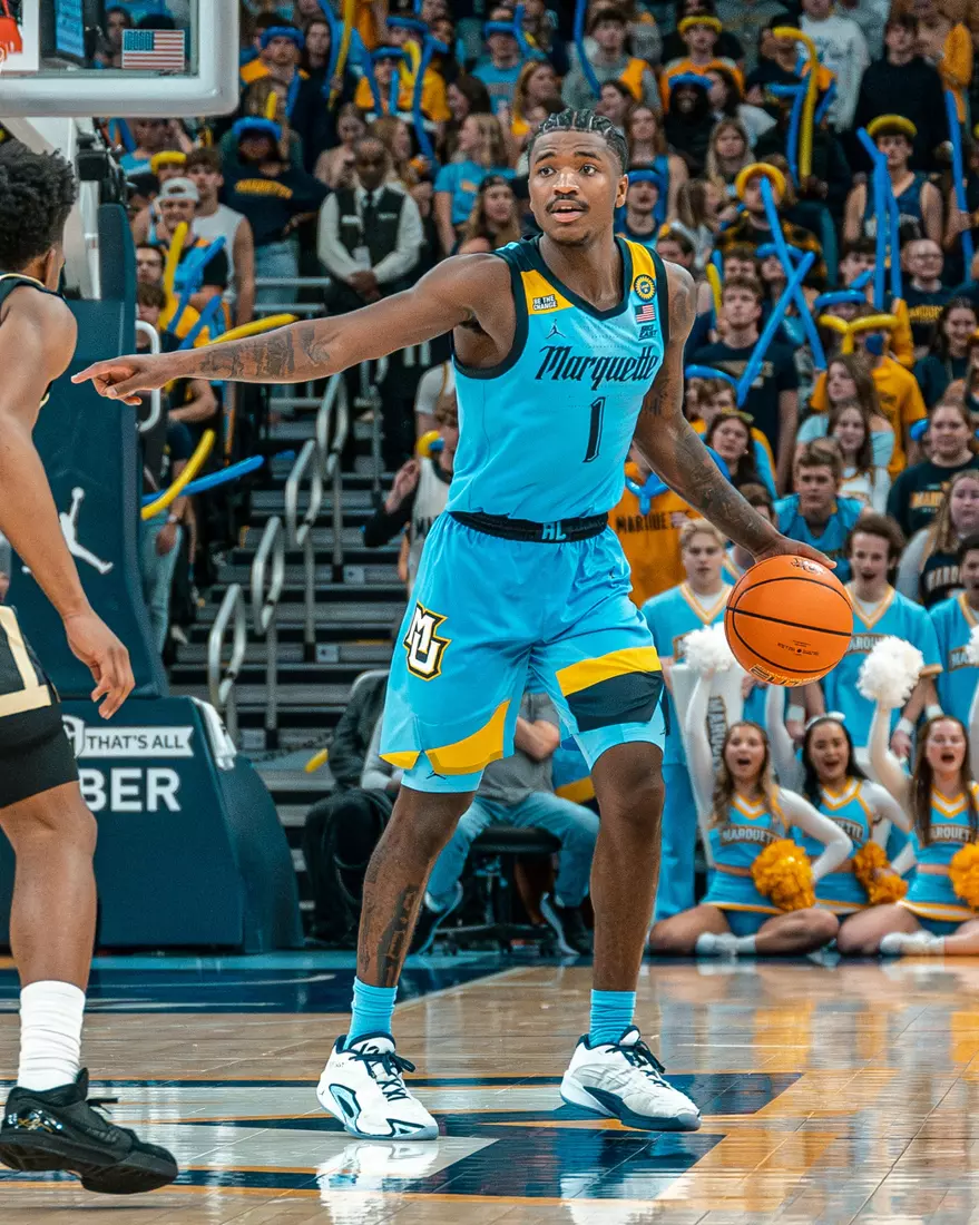 #15 Marquette Men's Basketball defeats #6 Purdue 76-58 on November 19th, 2024 at Fiserv Forum In Milwaukee, WI