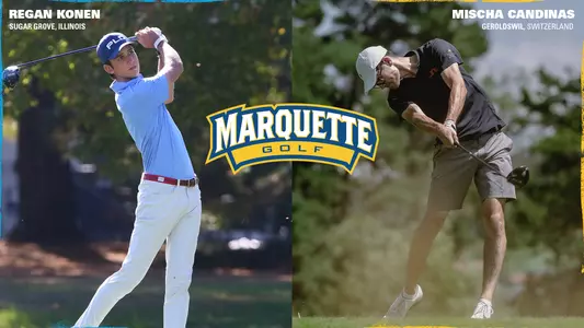 2024 Marquette Golf Signees Regan Konen and Mischa Candinas