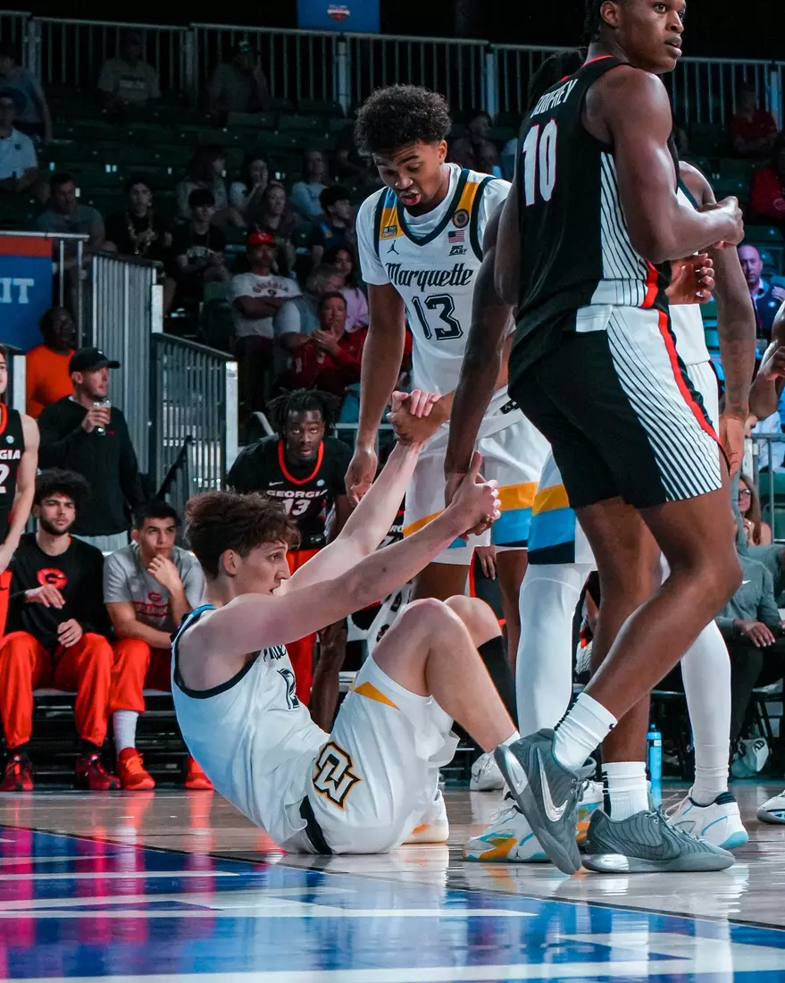 #15 Marquette Men's Basketball defeats Georgia 80-69 on Saturday, November 23rd, 2024 in Atlantis, Bahamas