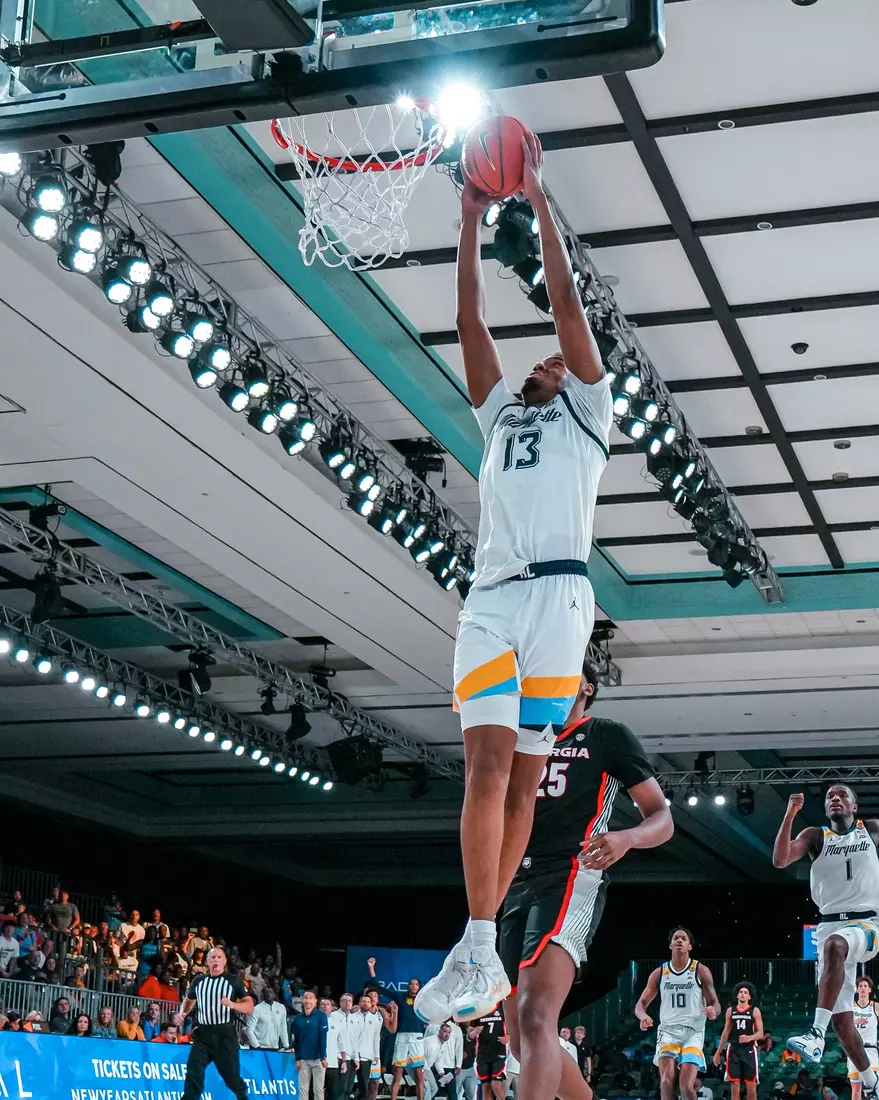 #15 Marquette Men's Basketball defeats Georgia 80-69 on Saturday, November 23rd, 2024 in Atlantis, Bahamas