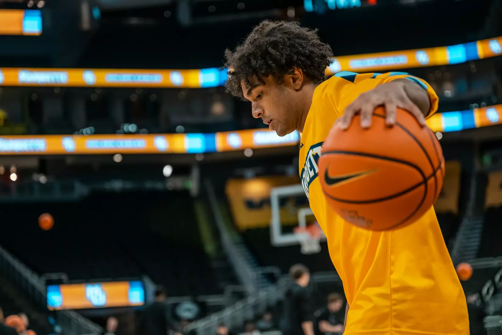 #10 Marquette Men's Basketball defeats Stonehill 94-54 on Wednesday, November 27th, 2024 in at Fiserv Forum in Milwaukee, WI