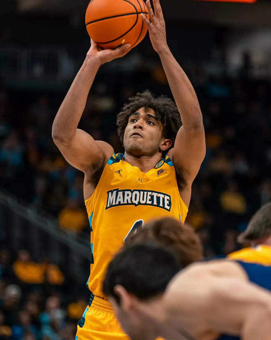 #10 Marquette Men's Basketball defeats Stonehill 94-54 on Wednesday, November 27th, 2024 in at Fiserv Forum in Milwaukee, WI