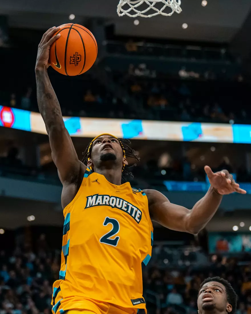 #10 Marquette Men's Basketball defeats Stonehill 94-54 on Wednesday, November 27th, 2024 in at Fiserv Forum in Milwaukee, WI