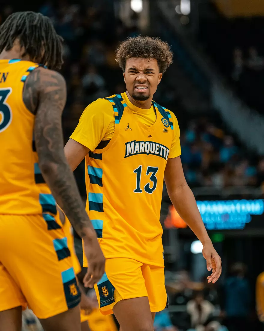#10 Marquette Men's Basketball defeats Stonehill 94-54 on Wednesday, November 27th, 2024 in at Fiserv Forum in Milwaukee, WI