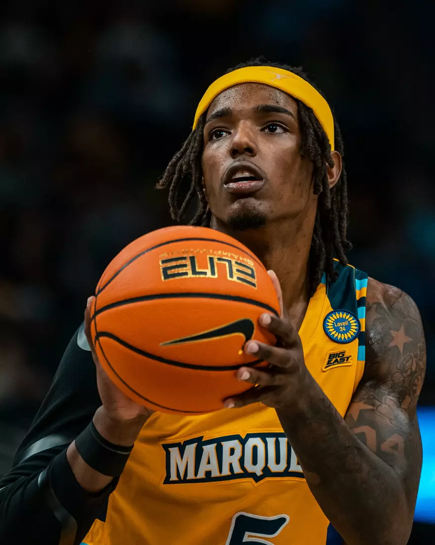 #10 Marquette Men's Basketball defeats Stonehill 94-54 on Wednesday, November 27th, 2024 in at Fiserv Forum in Milwaukee, WI