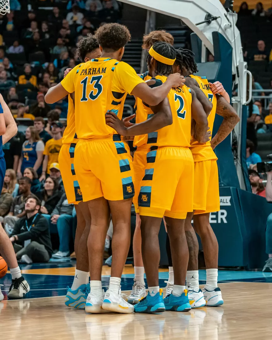 #10 Marquette Men's Basketball defeats Stonehill 94-54 on Wednesday, November 27th, 2024 in at Fiserv Forum in Milwaukee, WI