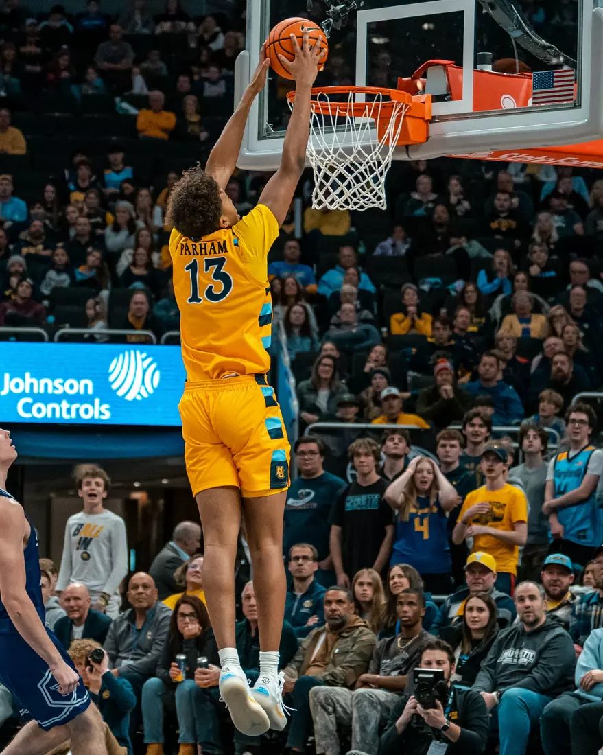 #10 Marquette Men's Basketball defeats Stonehill 94-54 on Wednesday, November 27th, 2024 in at Fiserv Forum in Milwaukee, WI