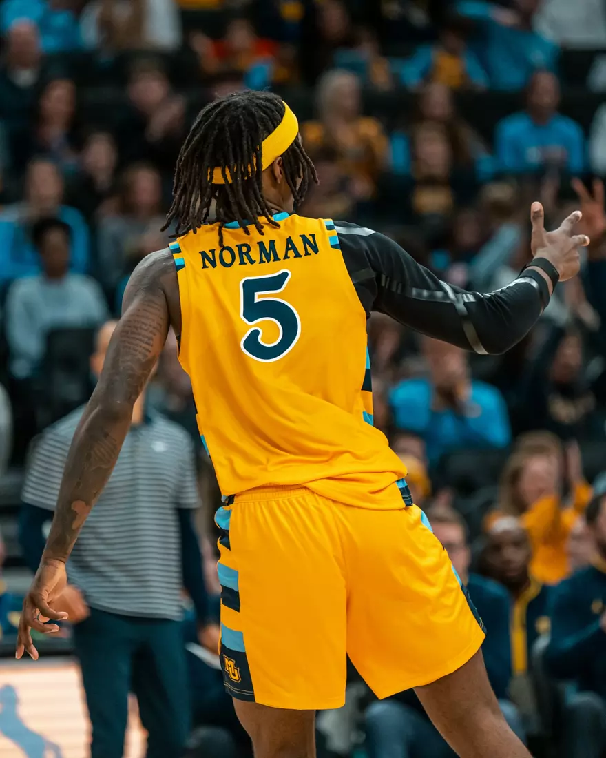 #10 Marquette Men's Basketball defeats Stonehill 94-54 on Wednesday, November 27th, 2024 in at Fiserv Forum in Milwaukee, WI