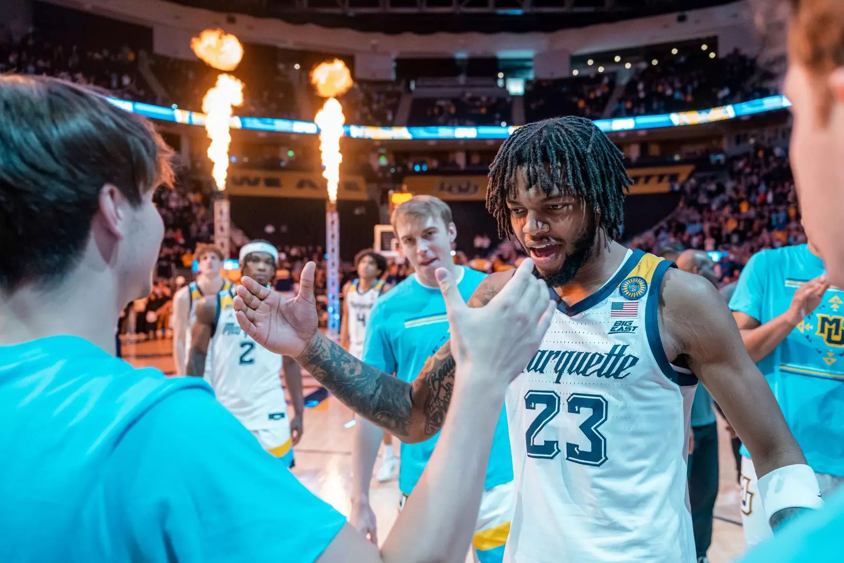 #10 Marquette Men's Basketball defeats Western Carolina Univeristy 94-62 on Saturday, November 30th, 2024 at Fiserv Forum in Milwaukee, WI