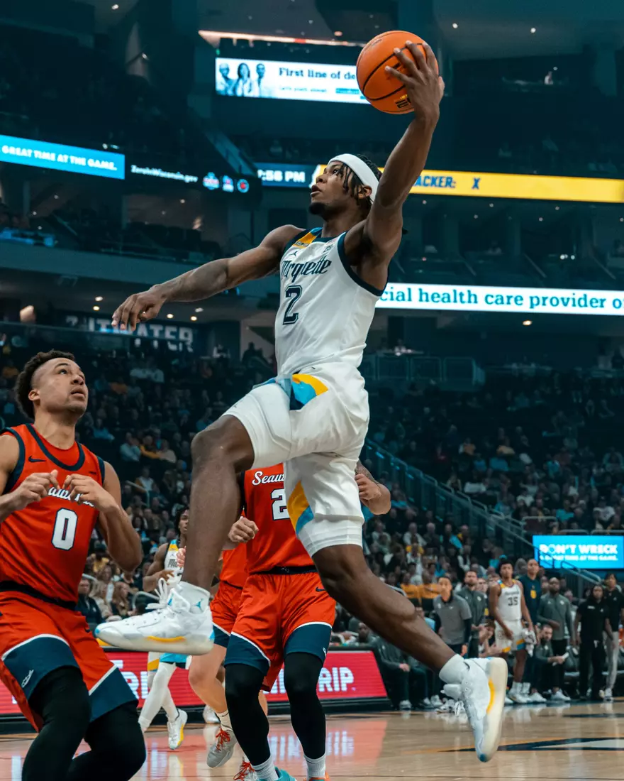 Marquette Men's Basketball defeats Stony Brook 102-62 on November 4th, 2024 at Fiserv Forum in Milwaukee, WI