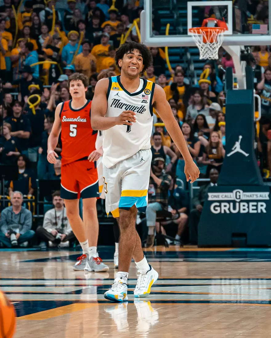 Marquette Men's Basketball defeats Stony Brook 102-62 on November 4th, 2024 at Fiserv Forum in Milwaukee, WI