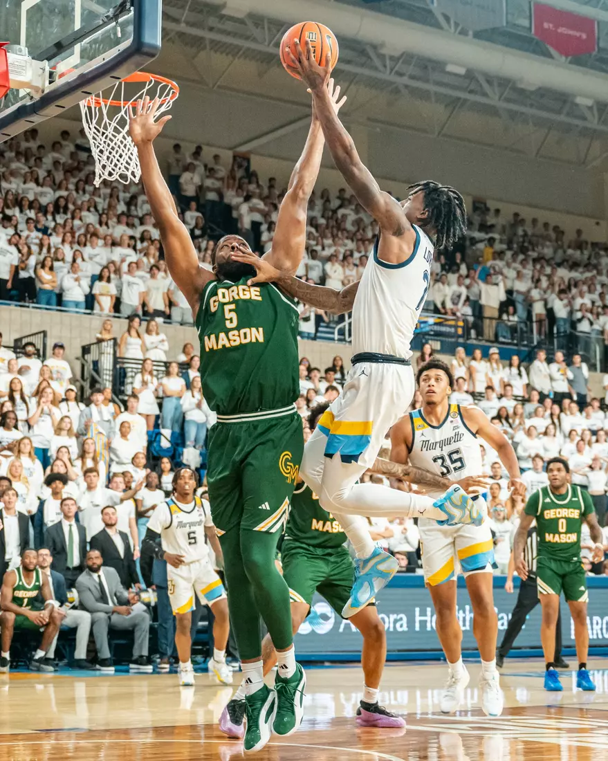 Marquette Men's Basketball defeats George Mason 82-63 on November 8th, 2024 at the students only game at the Al McGuire Center in Milwaukee, WI