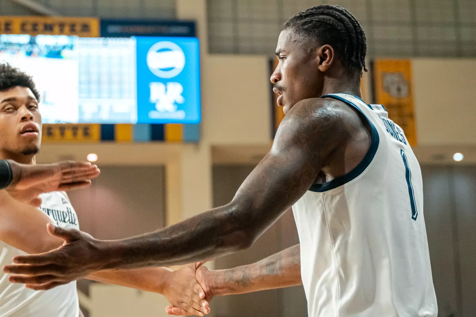 Marquette Men's Basketball defeats George Mason 82-63 on November 8th, 2024 at the students only game at the Al McGuire Center in Milwaukee, WI