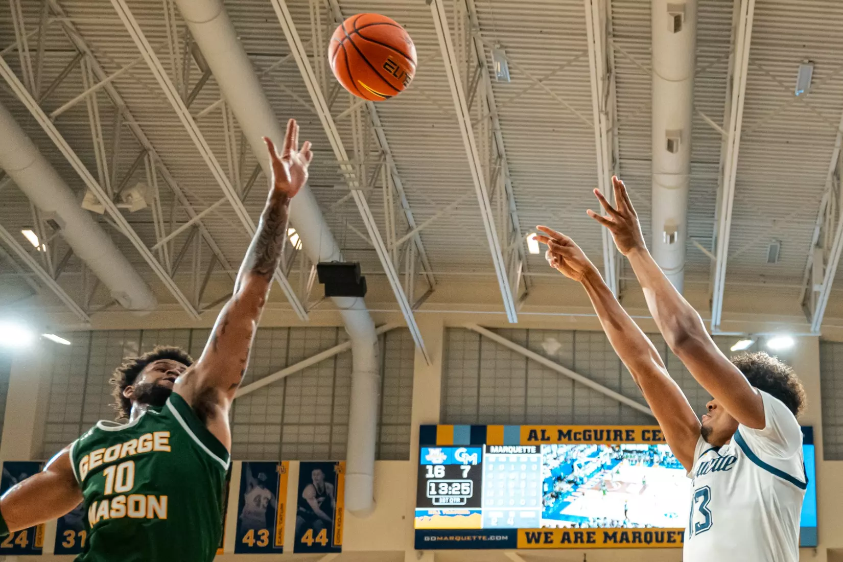 Marquette Men's Basketball defeats George Mason 82-63 on November 8th, 2024 at the students only game at the Al McGuire Center in Milwaukee, WI