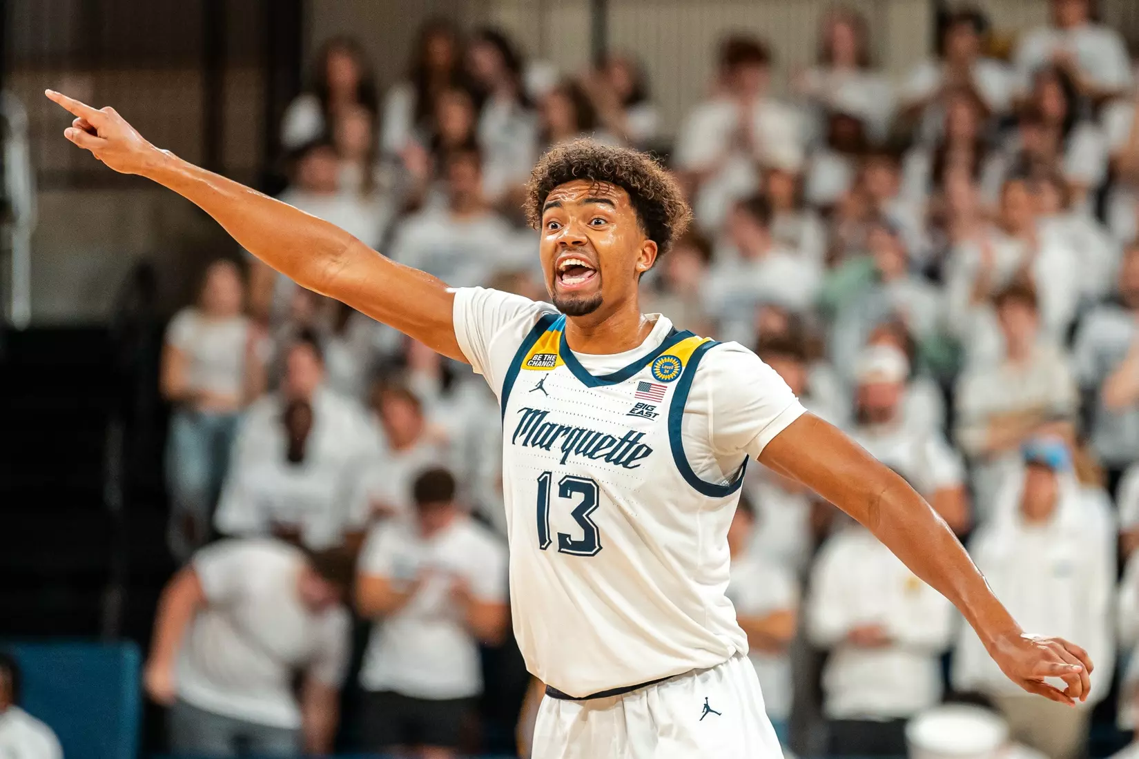 Marquette Men's Basketball defeats George Mason 82-63 on November 8th, 2024 at the students only game at the Al McGuire Center in Milwaukee, WI