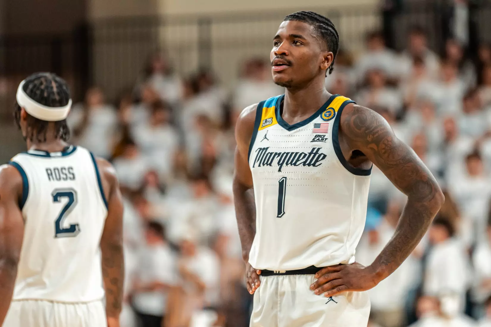 Marquette Men's Basketball defeats George Mason 82-63 on November 8th, 2024 at the students only game at the Al McGuire Center in Milwaukee, WI