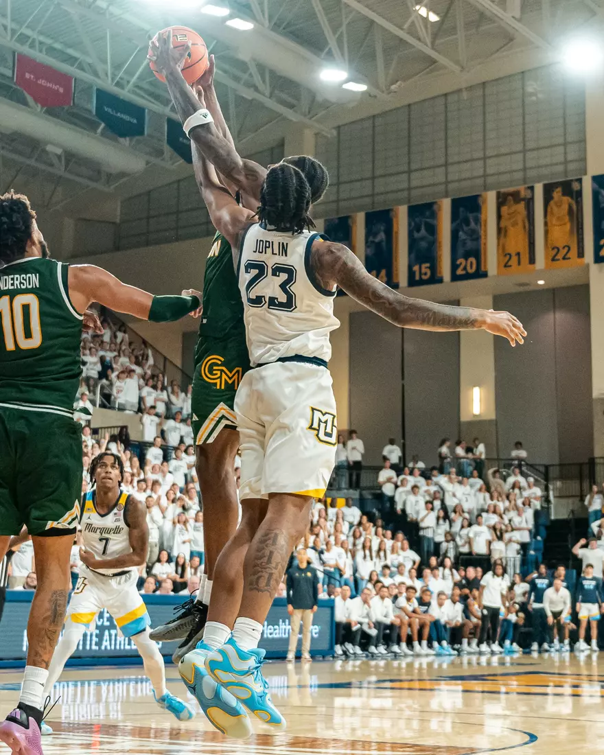Marquette Men's Basketball defeats George Mason 82-63 on November 8th, 2024 at the students only game at the Al McGuire Center in Milwaukee, WI