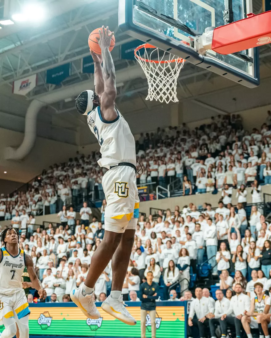 Marquette Men's Basketball defeats George Mason 82-63 on November 8th, 2024 at the students only game at the Al McGuire Center in Milwaukee, WI