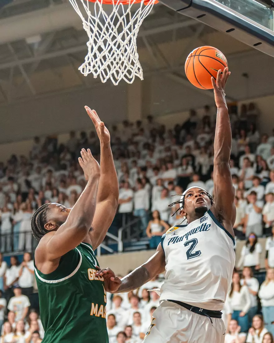 Marquette Men's Basketball defeats George Mason 82-63 on November 8th, 2024 at the students only game at the Al McGuire Center in Milwaukee, WI